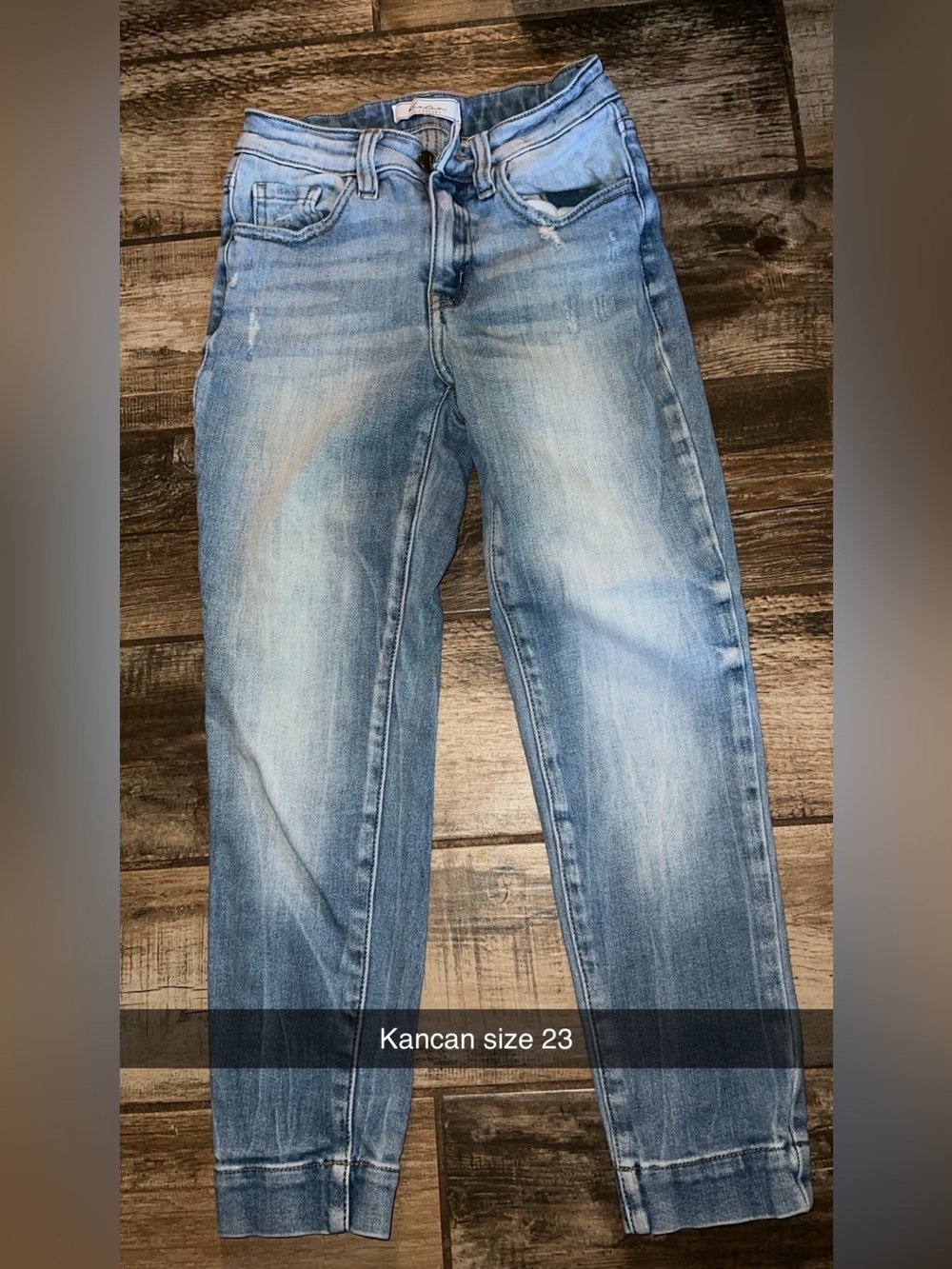 KanCan Light Wash Skinny Jeans in Faded Blue